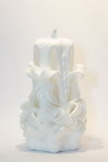 Magadol hand-made carved fire-proof candle - type 11s